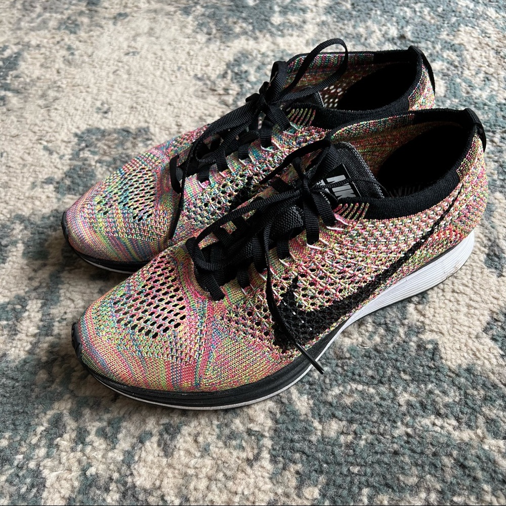 Nike Flyknit Racers Multicolor Sneakers